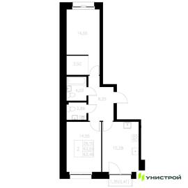 , 2-комн., Казань