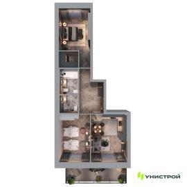 , 2-комн., Казань