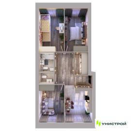 , 3-комн., Казань