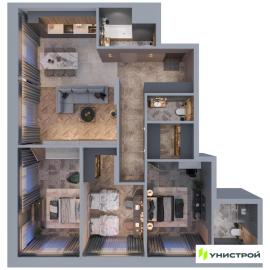 Новостройки, 3-комн., Казань