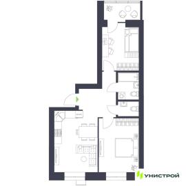 , 2-комн., Казань