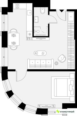 Новостройки, 1-комн., Казань