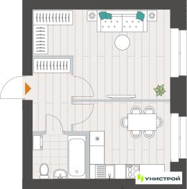 Новостройки, 1-комн., Казань