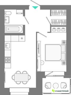 Новостройки, 1-комн., Казань