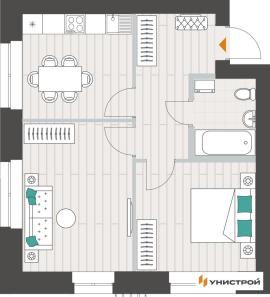 , 2-комн., Казань